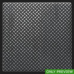 PBR Substance Material of Metal Floor Industrial